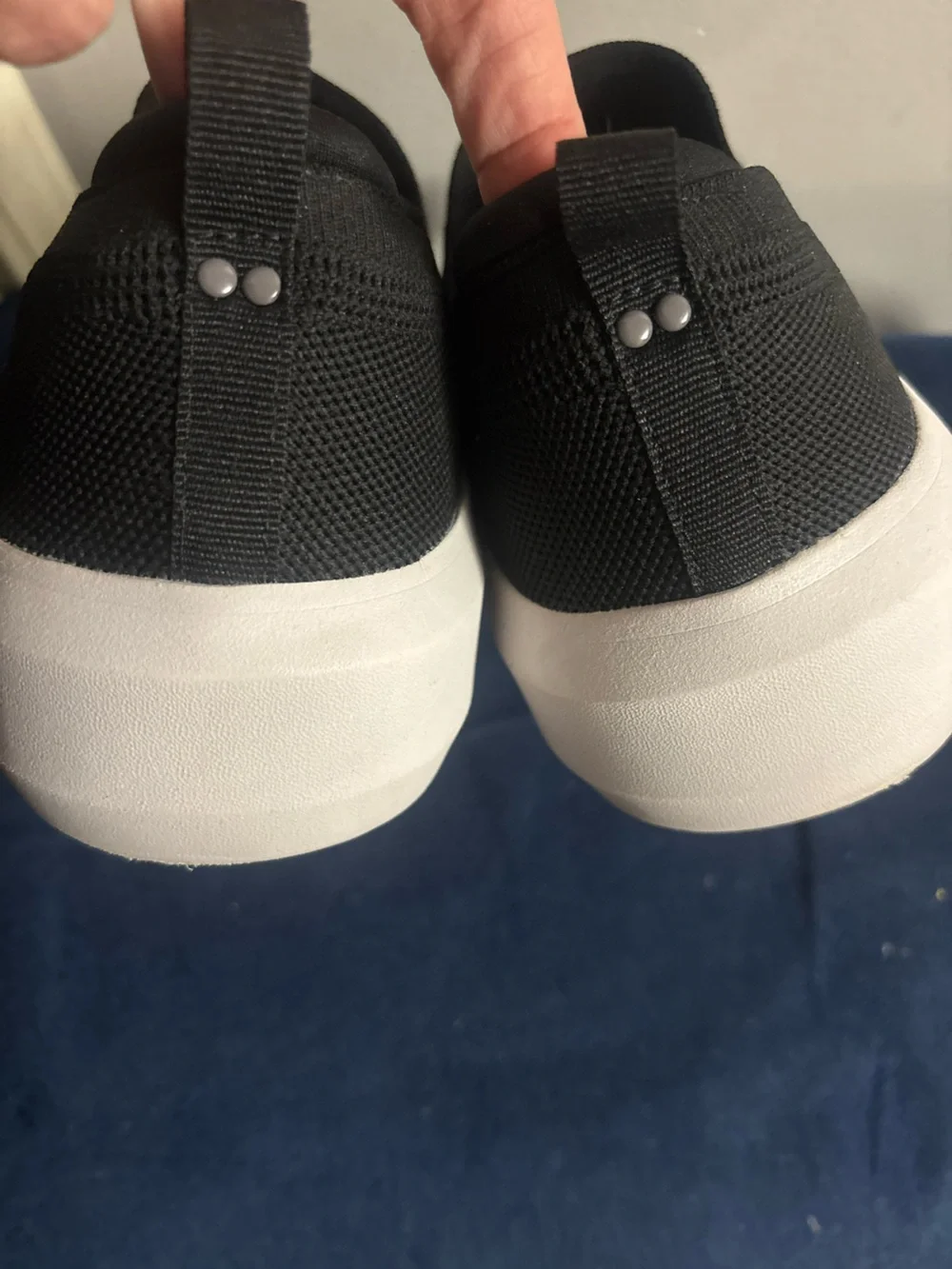 Ryka Women's Astrid Knit Slip on Sneaker Black 9.5 wide